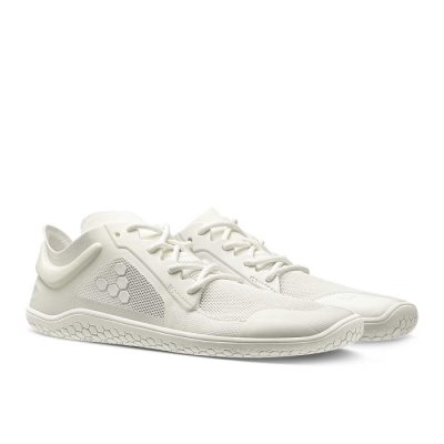 Vivobarefoot Men's Primus Lite III Running Shoes White | Vivobarefoot ZMX892163